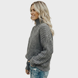 Aroa – Jersey de punto con cuello alto