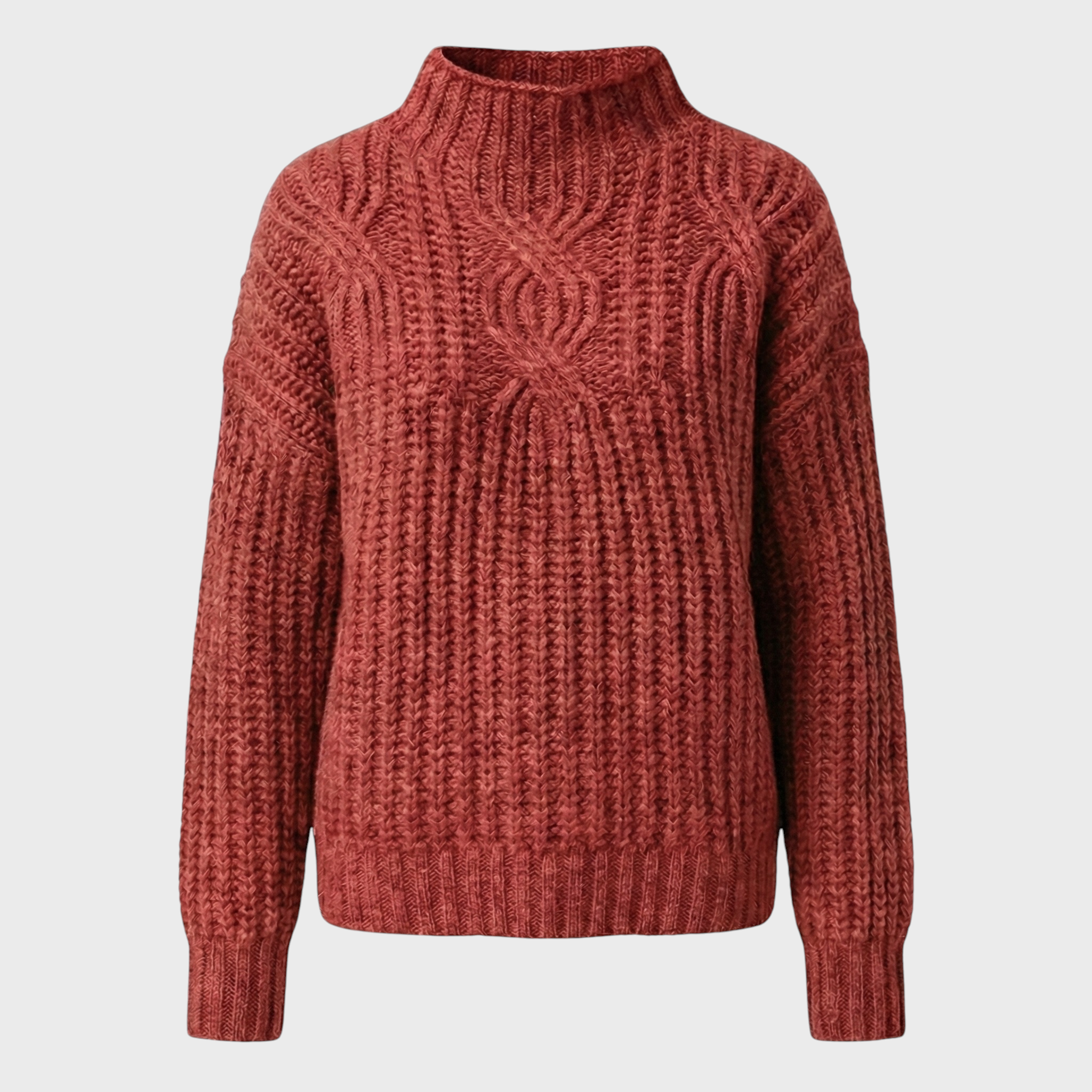 Aroa – Jersey de punto con cuello alto