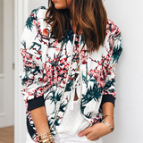 Andreia - Chaqueta bomber elegante floral