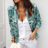 Andreia - Chaqueta bomber elegante floral