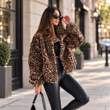 Leonor - Abrigo de Leopardo