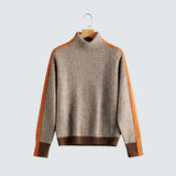 Kinga | Jersey de rayas con cuello alto elegante