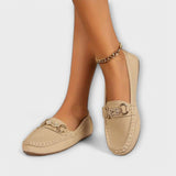 Sára Mocasines Slip-on Clásicos de Cuero Sofisticados