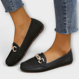 Sára Mocasines Slip-on Clásicos de Cuero Sofisticados