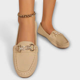 Zapatillas urbanas sin cordones de piel Eva EleganteCómodas