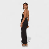 Camila - Vestido largo con pliegues