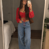 Pack Casual: Top y Pantalón Vaquero Ancho