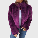 Linde – Chaqueta corta con cuello de softshell