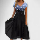 Lara - Vestido de noche de gasa para mujer