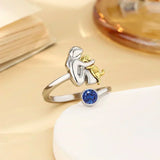 Rose™ | Anillo con icono de perro