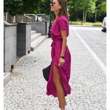 Amelie – Vestido Midi Floral Ajustable y Confortable