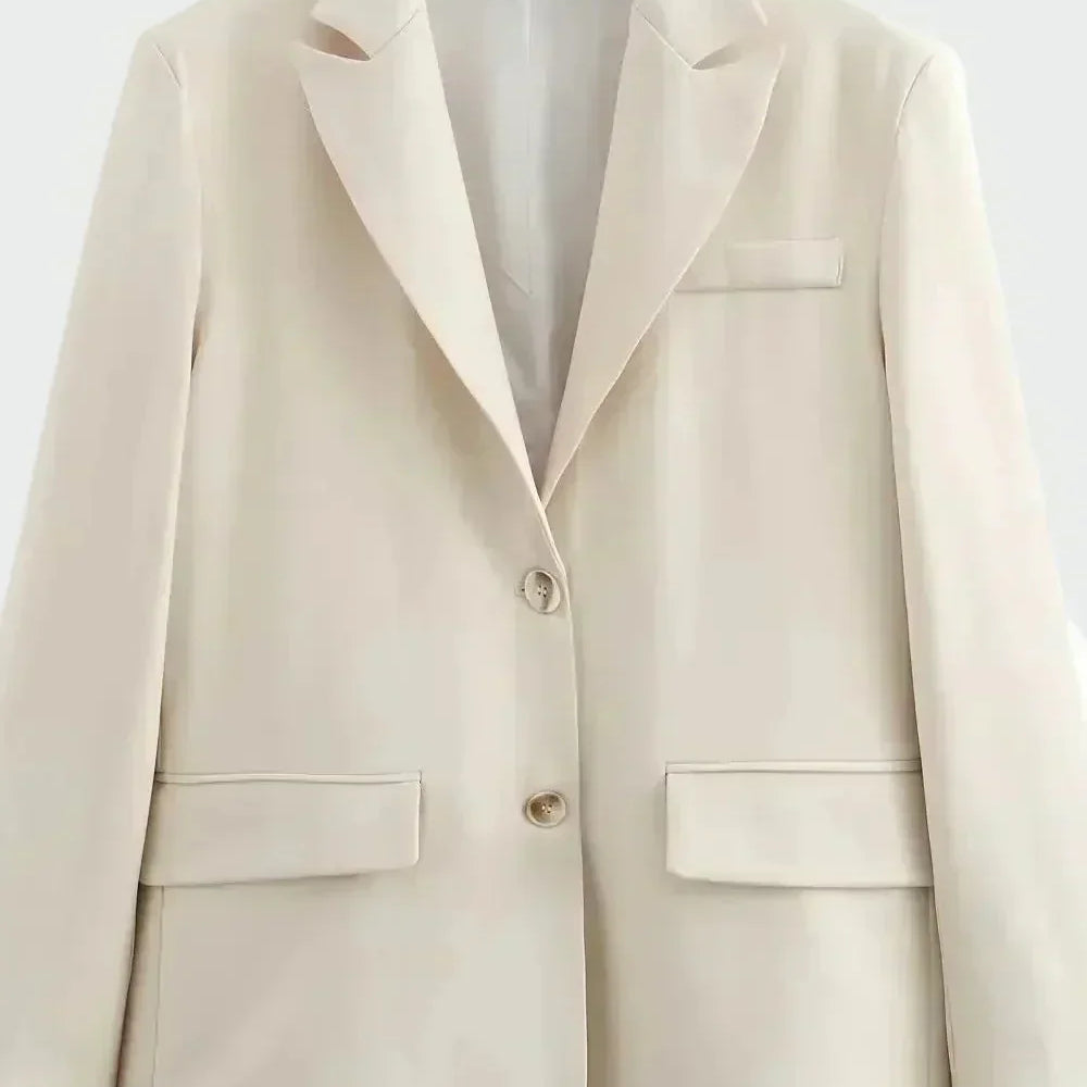 Alžběta - Blazer oversize de corte moderno