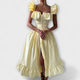 Lia - Vestido con volantes