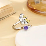 Rose™ | Anillo con icono de perro