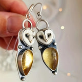Almira™ | Pendientes colgantes Boho con búho