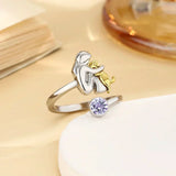 Rose™ | Anillo con icono de perro