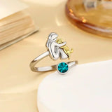 Rose™ | Anillo con icono de perro