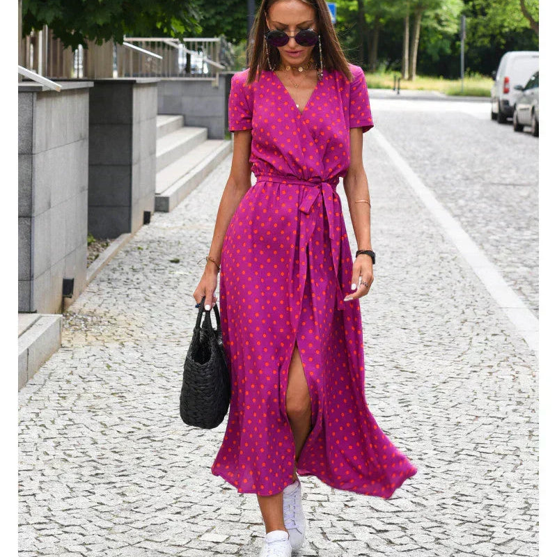Petra - Vestido elegante con escote en V y corte moldeador