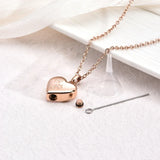 Galiana™ | Collar de urna con huella de corazón