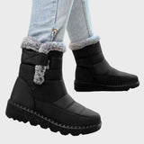 Nora | Botas de nieve aisladas con velcro
