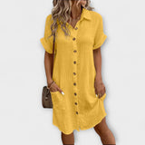 Aria - Vestido casual de piqué clásico