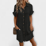 Aria - Vestido casual de piqué clásico