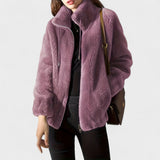 Mila | Chaqueta de peluche de lujo con cremallera