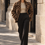 Pack Leopardo Chic - Abrigo, Pantalón y Mocasines