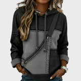 Mila | Sudadera de punto con diseño en contraste