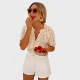 Barbora - Blusa Floreada