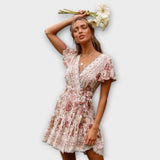 Amina - Vestido boho corto