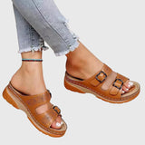 Diora™ | Sandalias ortopédicas de piel