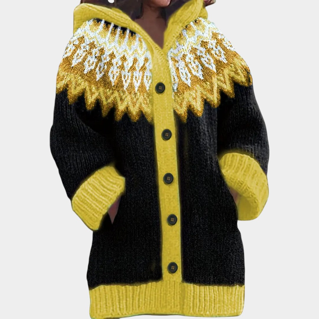 Klára - Cárdigan casual con capucha