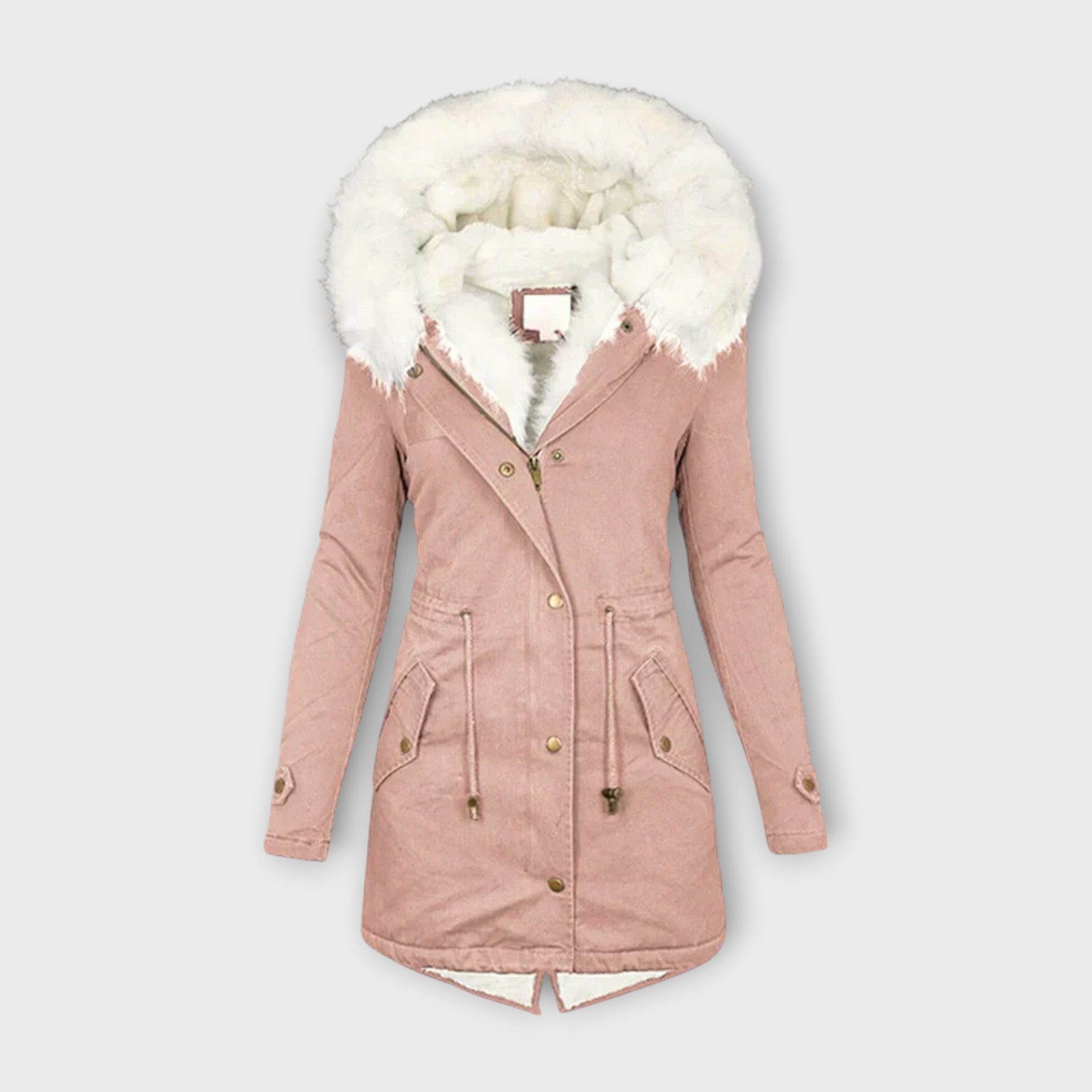 Ivara - Chaqueta de invierno impermeable y con forro de piel