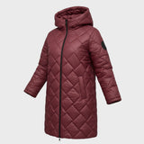 Clara | Elegante abrigo acolchado con capucha