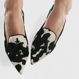 Fermina | Mocasines elegantes de punta fina y diseño bicolor
