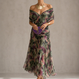 Emilia - Vestido de Noche Coral