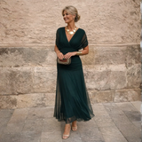 Barcelona - Vestido Maxi de Hombros Descubiertos