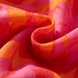 Verónica - Vestido Fluido en Rosa y Naranja