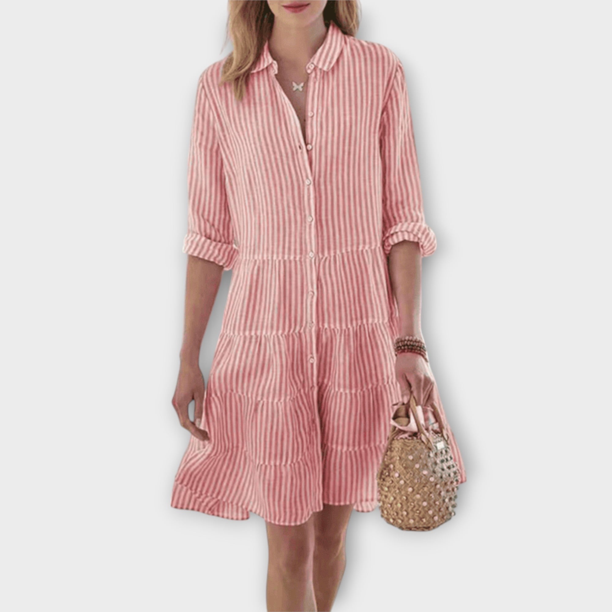 Lolita - Vestido de rayas vaporoso