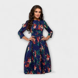 Retrozo - Elegante vestido midi
