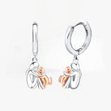Lily™ | Pendientes Gato Iconic (Cierre Redondo)