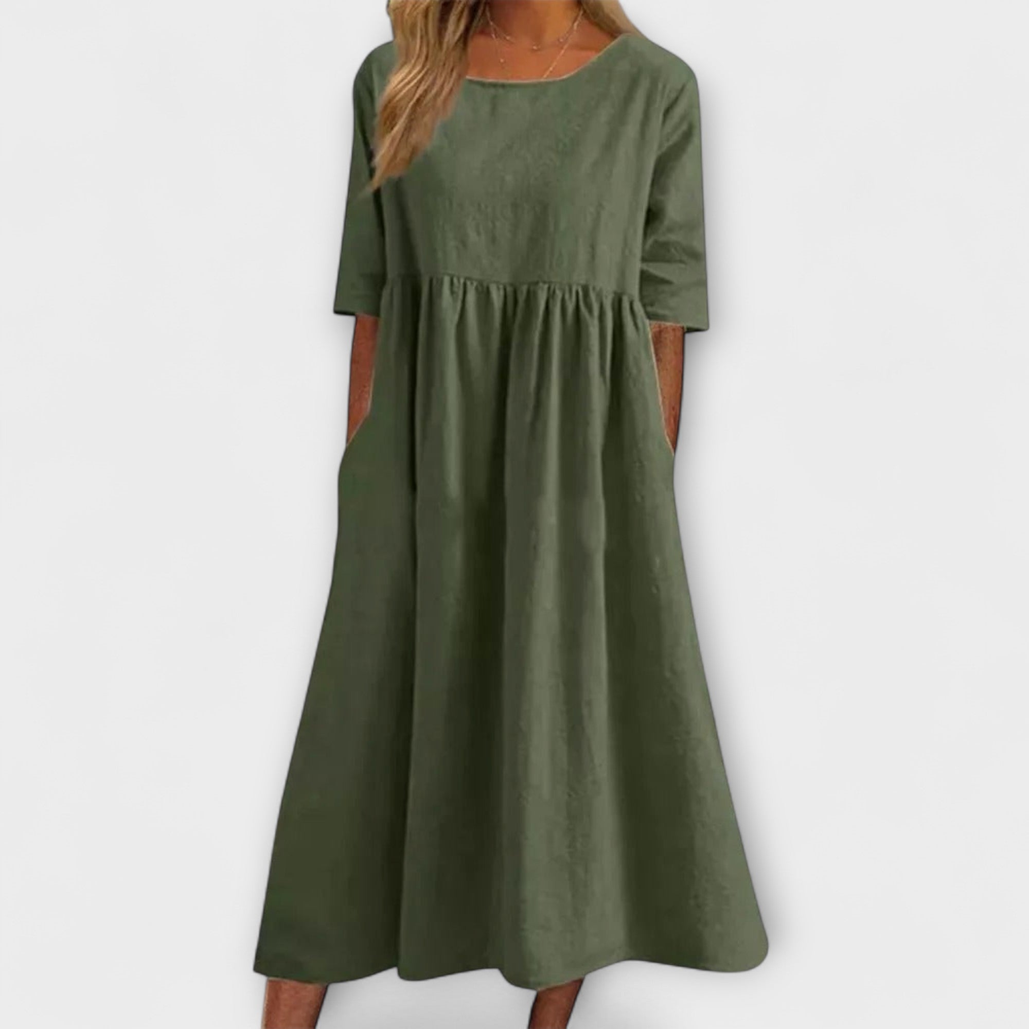 Anja - Vestido que disimula el abdomen
