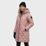 Clara | Elegante abrigo acolchado con capucha