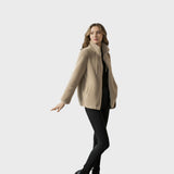 Mila | Chaqueta de peluche de lujo con cremallera
