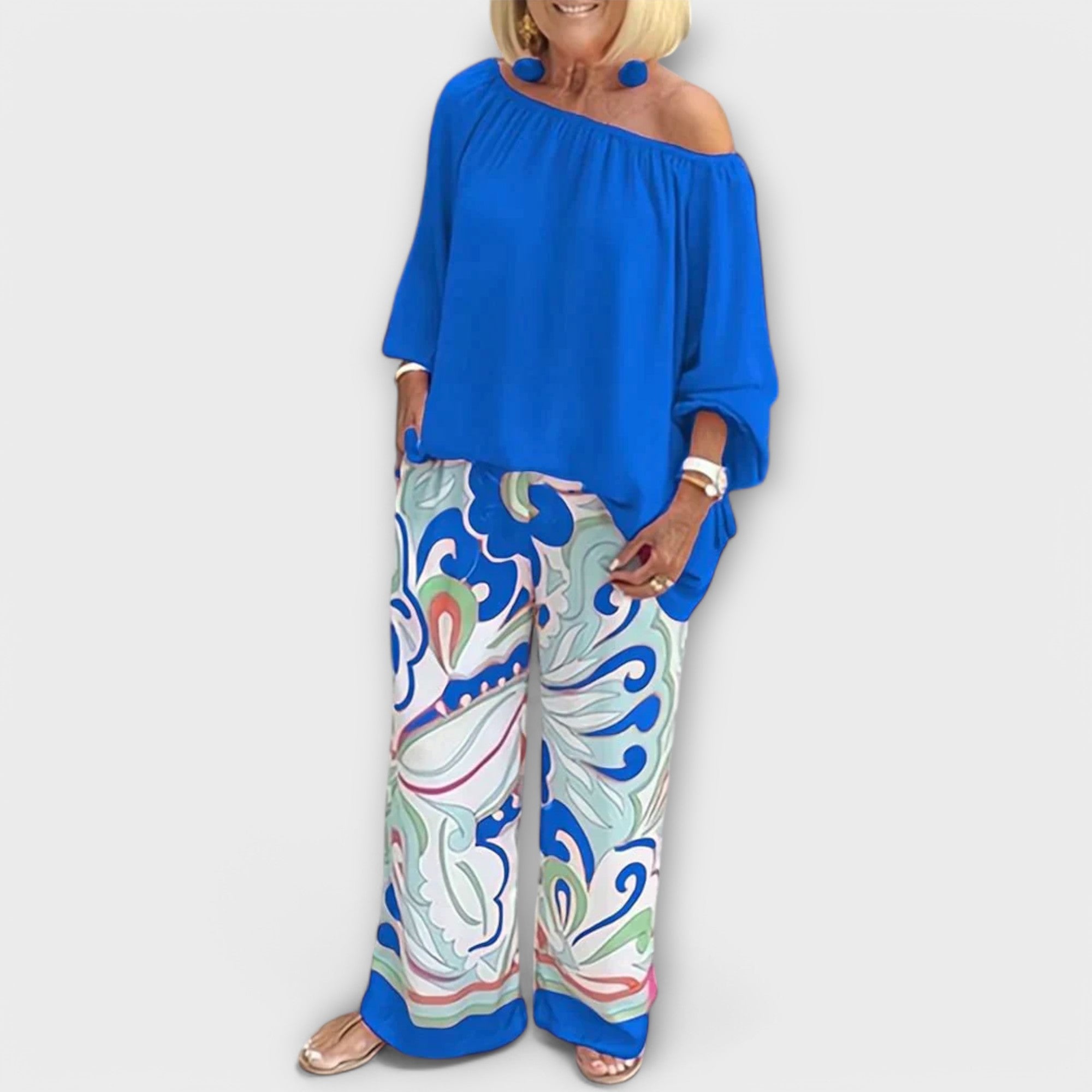 Yesenia - Conjunto informal de dos piezas