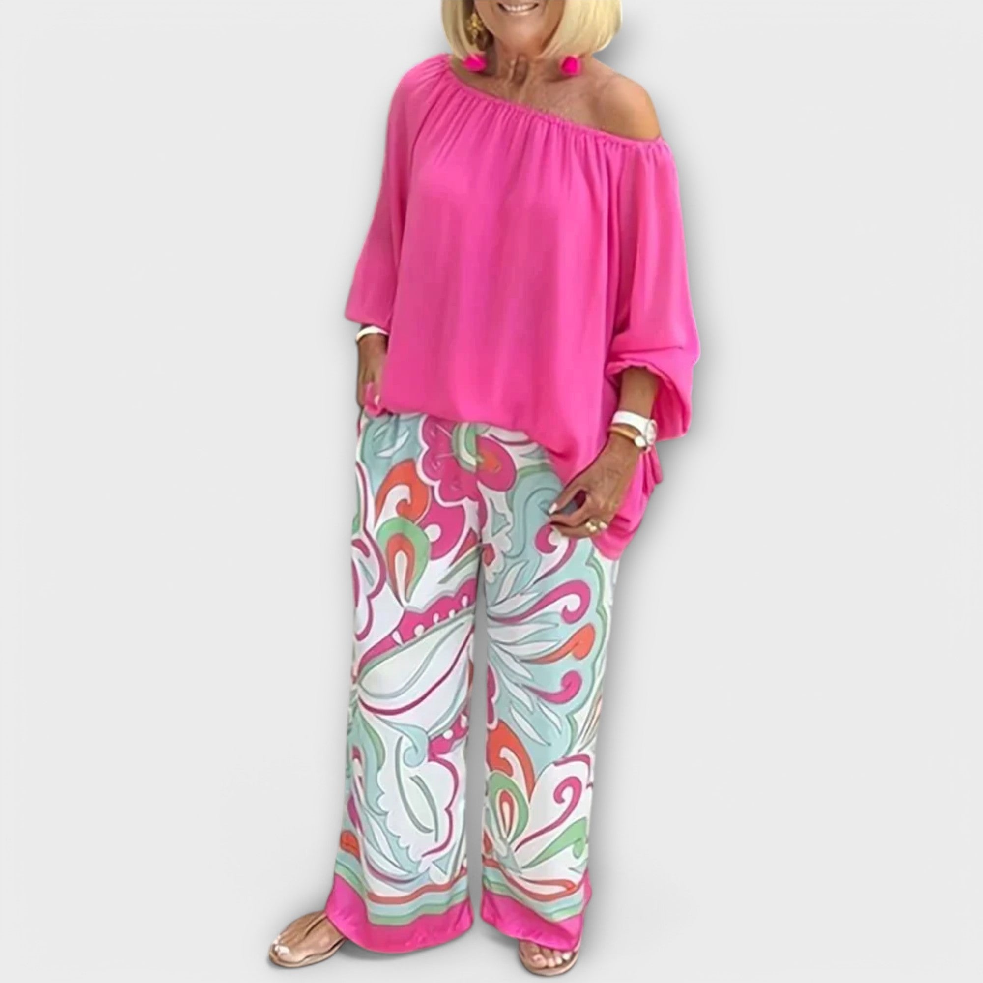 Yesenia - Conjunto informal de dos piezas
